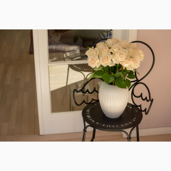 Vase Model 4767 Hvid 23 cm