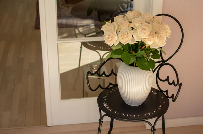 Vase Model 4767 Hvid 23 cm