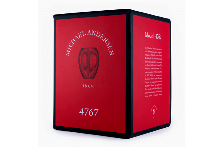 Vase Model 4767 Hvid 23 cm