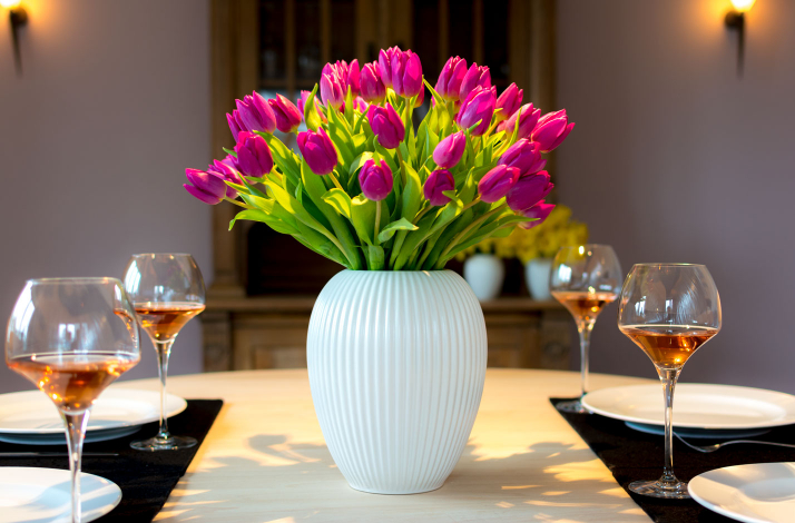 Vase Model 4767 Hvid 23 cm