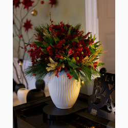 Vase Model 4767 Hvid 23 cm